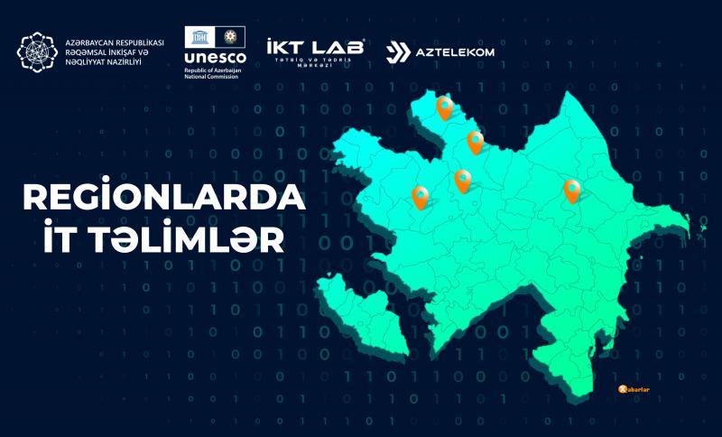 Regionlarda ödənişsiz İT təlimləri keçiriləcək