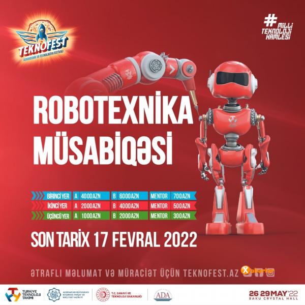 “TEKNOFEST” çərçivəsində daha bir müsabiqə elan olunub