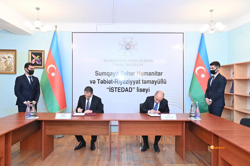 Təhsil Nazirliyi və RİNN arasında əməkdaşlığa dair Niyyət Protokolu imzalanıb