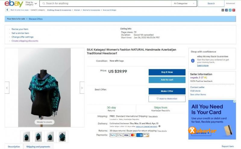 Azexport.az portalı Azərbaycan məhsullarını “Amazon” və “eBay”- da satışa çıxarıb