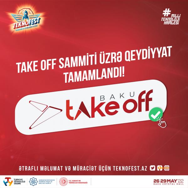“Take Off Baku” beynəlxalq startap sammitinə qeydiyyat başa çatıb