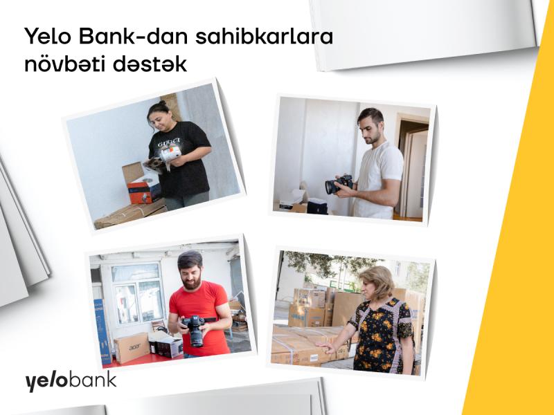 Yelo Bank vətəndaşlara şəxsi biznesini qurmağa dəstək oldu