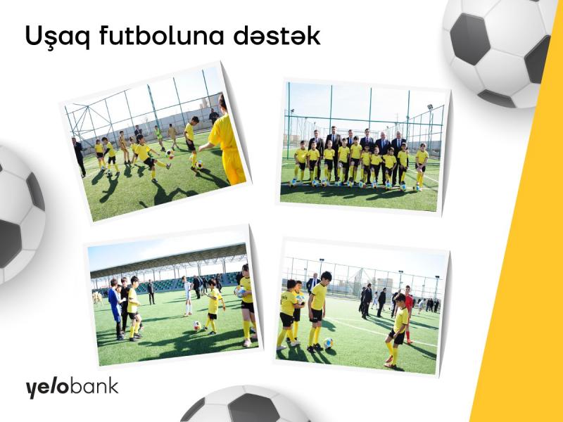 Yelo Bank-dan uşaq futboluna növbəti dəstək   