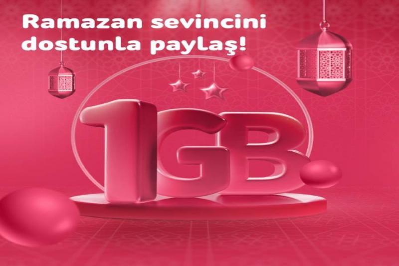 Ramazan bayramında “Nar”dan hər kəsə 1GB hədiyyə