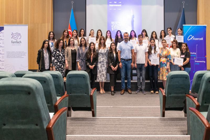 “Azercell”in dəstəyi ilə “Her Improvement" layihəsi gənc qadınları texnoloji startap yaratmağa həvəsləndirib - FOTO