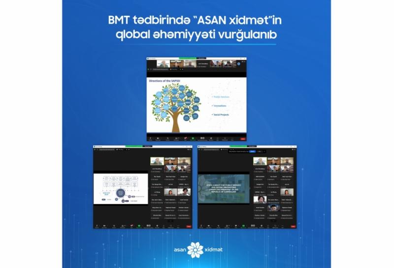 BMT tədbirində “ASAN xidmət”in qlobal əhəmiyyəti vurğulanıb