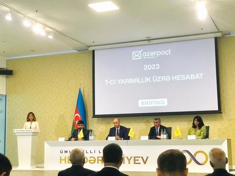 “Azərpoçt”un gəlirləri bu ilin birinci yarısında 3 faiz artıb
