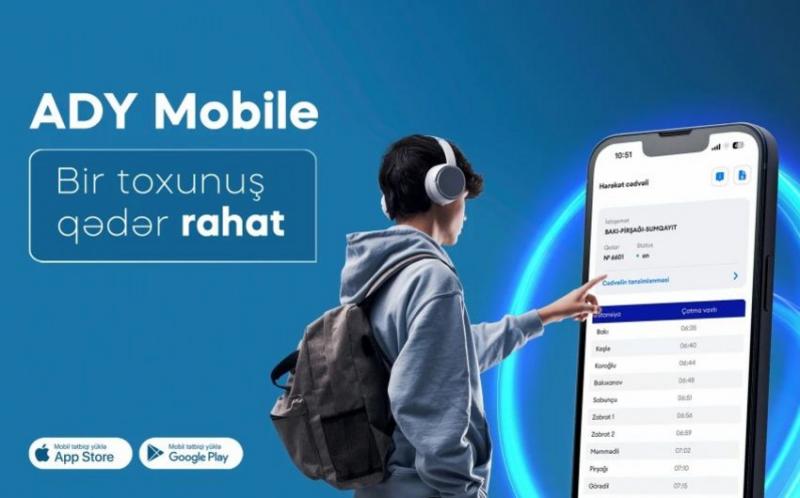 "Azərbaycan Dəmir Yolları" mobil tətbiqini istifadəyə verib
