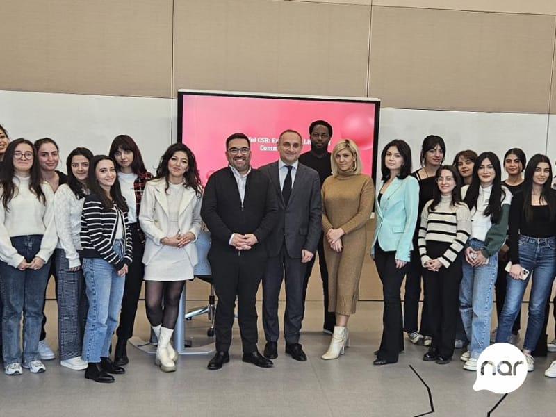 “Nar” sosial məsuliyyətli biznes modelini ADA Universitetində təqdim etdi