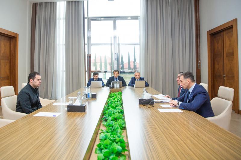 Nazir Rəşad Nəbiyev Şəmkir şəhərində vətəndaşları qəbul edib