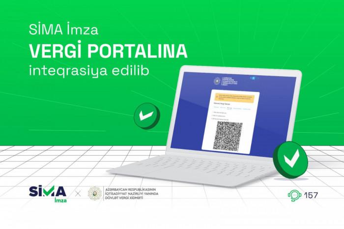 “SİMA İmza” İnternet Vergi İdarəsi portalına inteqrasiya olunub