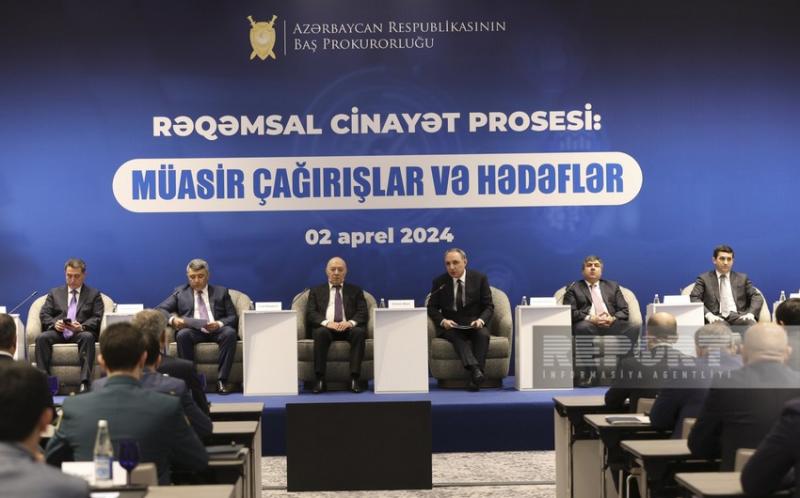 Baş Prokurorluqda “Rəqəmsal cinayət prosesi: müasir çağırışlar və hədəflər” mövzusunda konfrans keçirilir