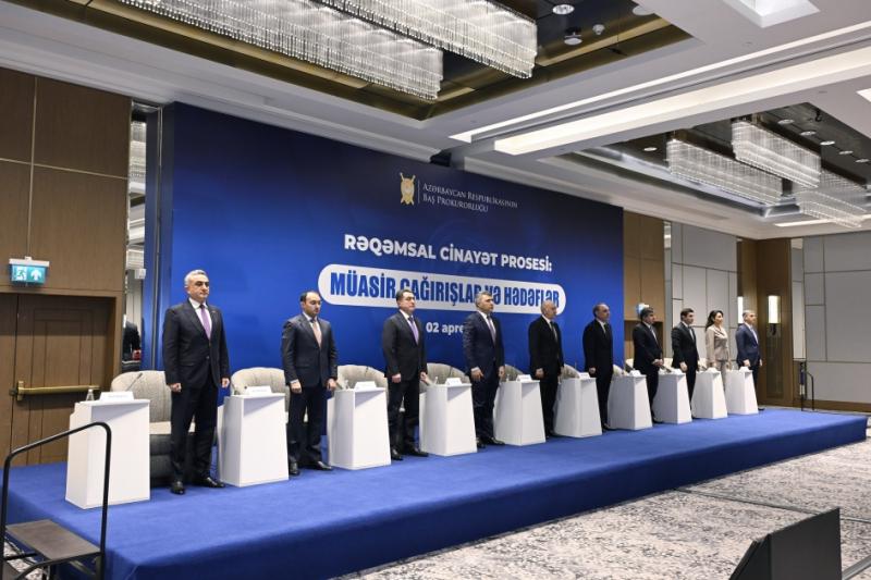 “Rəqəmsal cinayət prosesi: müasir çağırışlar və hədəflər” mövzusunda konfrans keçirilib