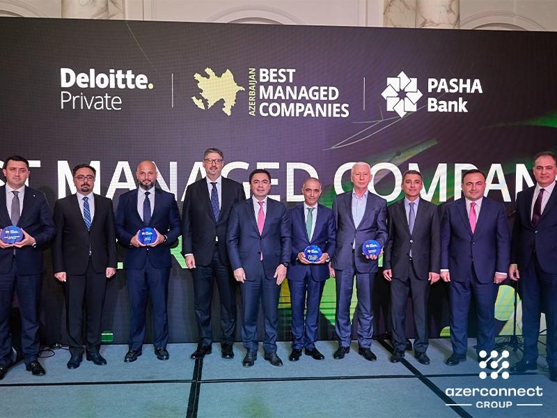 Azerconnect Group “Best Managed Companies” mükafatına layiq görüldü