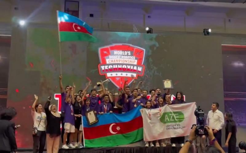 Azərbaycan millisi beynəlxalq "Technoxian-2024” robot yarışında qalib olub