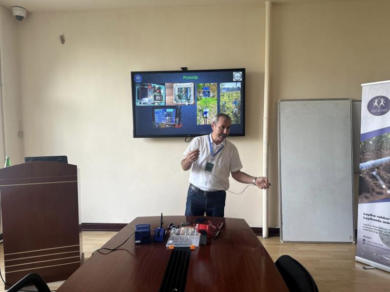 BDU-da “Smart Agro Technology” layihəsinin növbəti təlimi keçirilib