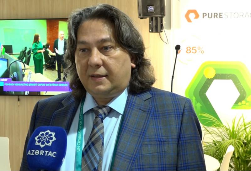 Yuri Fominov: COP29-da yüksək səmərəli İT həllər təqdim ediləcəyini düşünürəm
