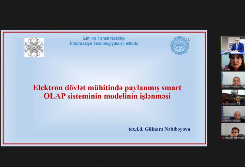 Elektron dövlət mühitində paylanmış smart OLAP sisteminin modeli işlənilir