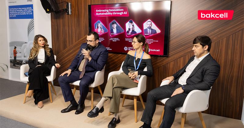 “Bakcell”in təşkilatçılığı ilə “Süni İntellektlə Dayanıqlılıq” mövzusunda panel müzakirə keçirilib