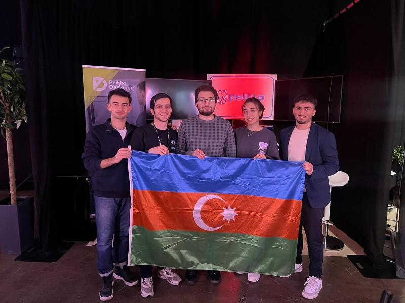 BANM tələbələri Finlandiyada keçirilən yarışda qalib olublar