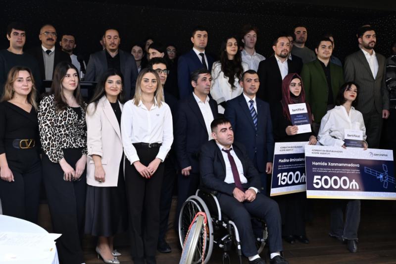  “Yer səthinin məsafədən müşahidəsi” müsabiqəsinin qalibləri mükafatlandırılıb