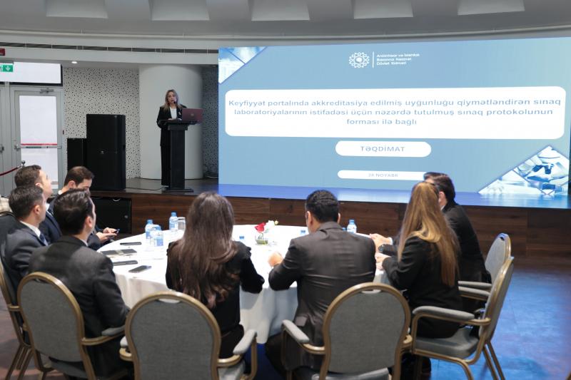 “E-Keyfiyyət”in sınaq protokolunun yeni formasının təqdimatı keçirilib