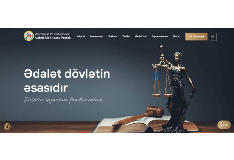 Vahid Məhkəmə Portalının funksionallığına dair video hazırlanıb