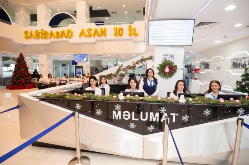 Sabirabad “ASAN xidmət”də 10 ildə 2 milyona yaxın müraciət qeydə alınıb