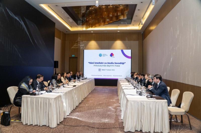 “Süni intellekt və media savadlılığı” adlı dəyirmi masa təşkil olunub