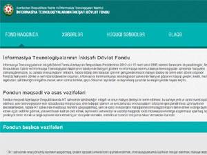 İnformasiya Texnologiyalarının İnkişafı Dövlət Fondu qrant layihələrinin seçilməsi meyarlarını hazırlayır