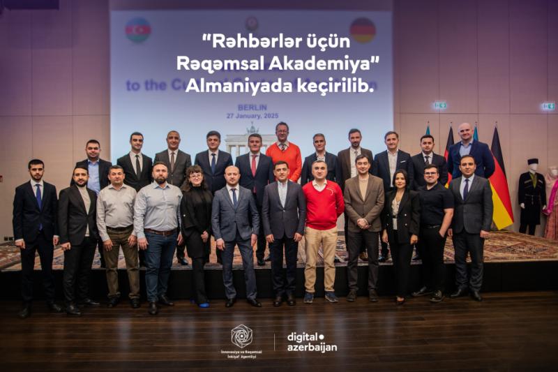 “Rəhbərlər üçün Rəqəmsal Akademiya”nın növbəti sessiyası Almaniyada keçirilib