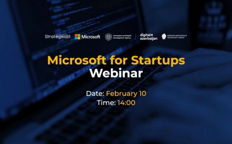 Gürcüstan və Azərbaycan "Microsoft for Startups" vebinarı keçirəcək