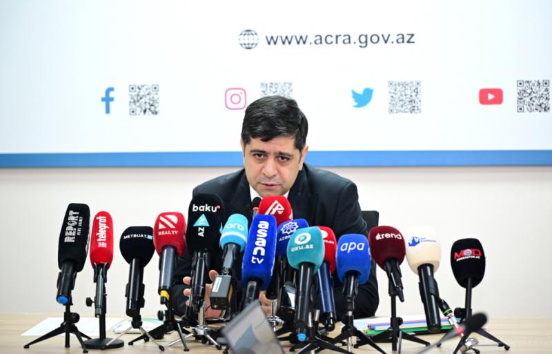 Audiovizual Şuranın sədri İsmət Səttarov brifinq keçirib