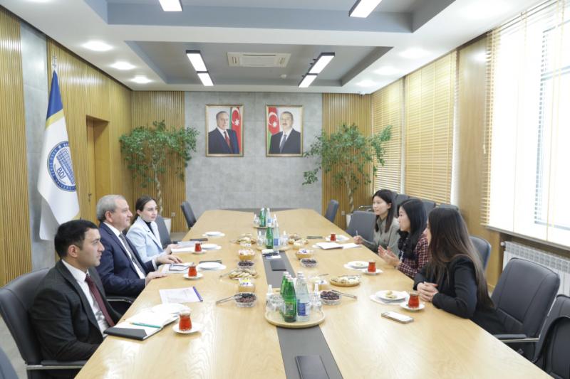 BDU-nun rektoru “Huawei” şirkətinin nümayəndələri ilə görüşüb