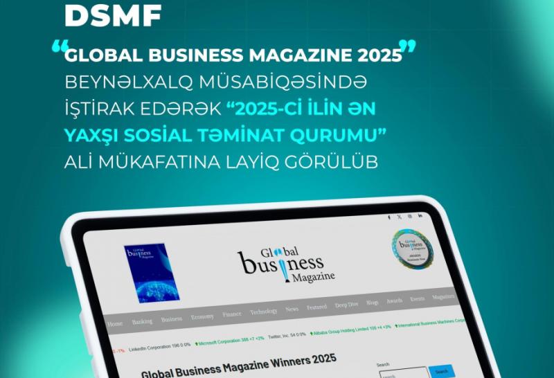 DSMF daha bir ali mükafata layiq görülüb
