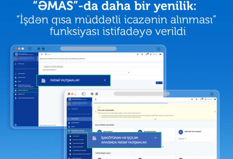 “Əmək və məşğulluq” altsistemində yeni funksionallıq istifadəyə verilib