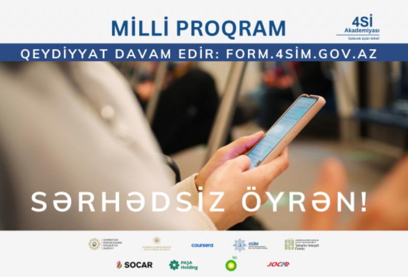 Milli Proqram” çərçivəsində 7500 nəfər təlimlərdən yararlanıb