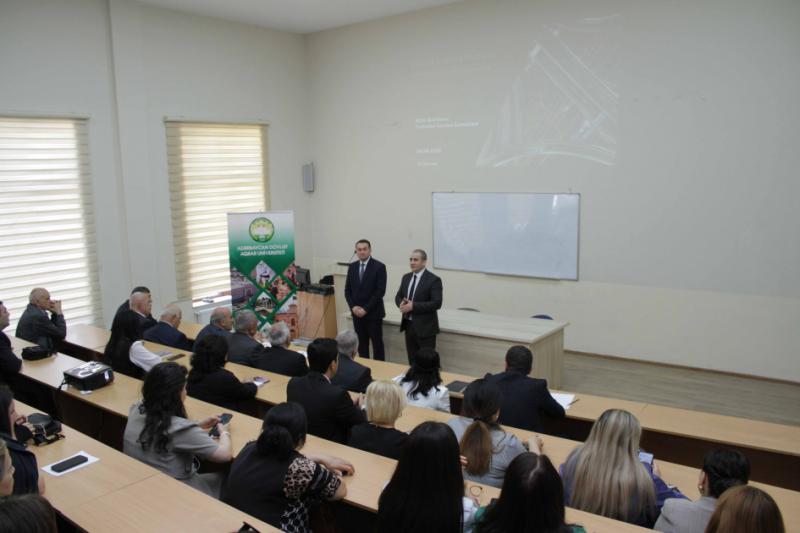 ADAU-da “Web of Science” platformasına dair təlim keçirilib