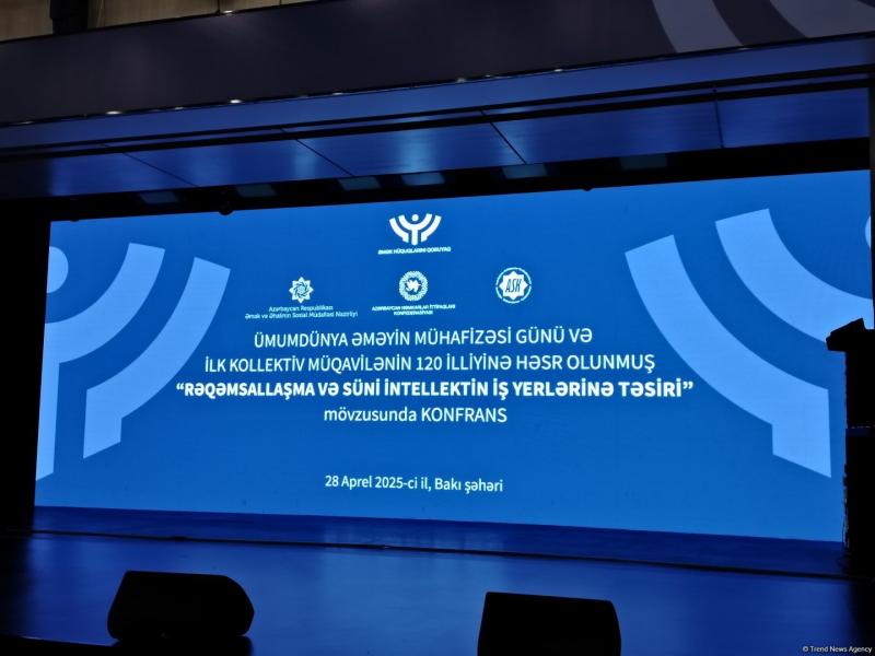 "Rəqəmsallaşma və süni intellektin iş yerlərinə təsiri" adlı konfrans keçirilir