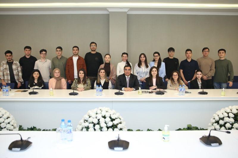 BANM rektoru “TEKNOFEST-2025”də iştirak edəcək tələbələrlə görüşüb
