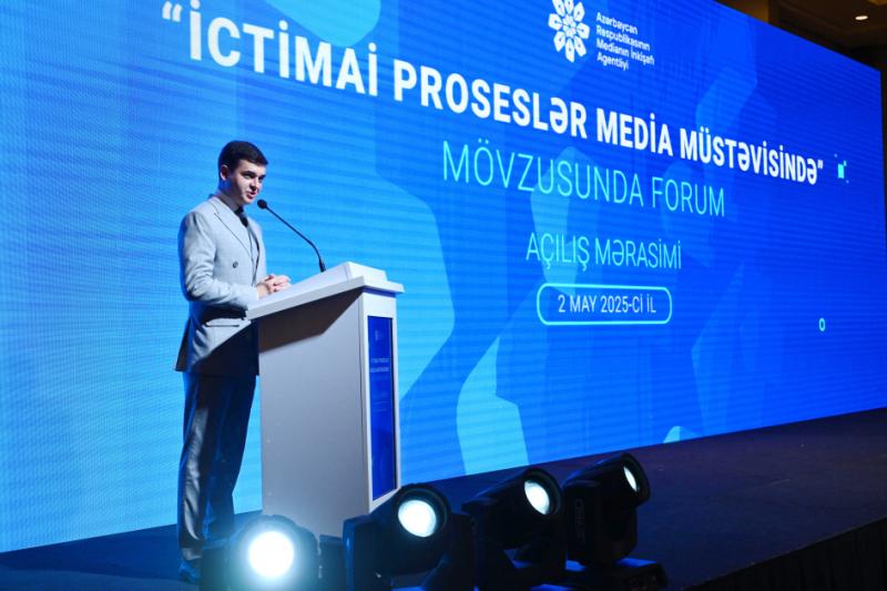 "İctimai proseslər media müstəvisində" adlı forum keçirilib