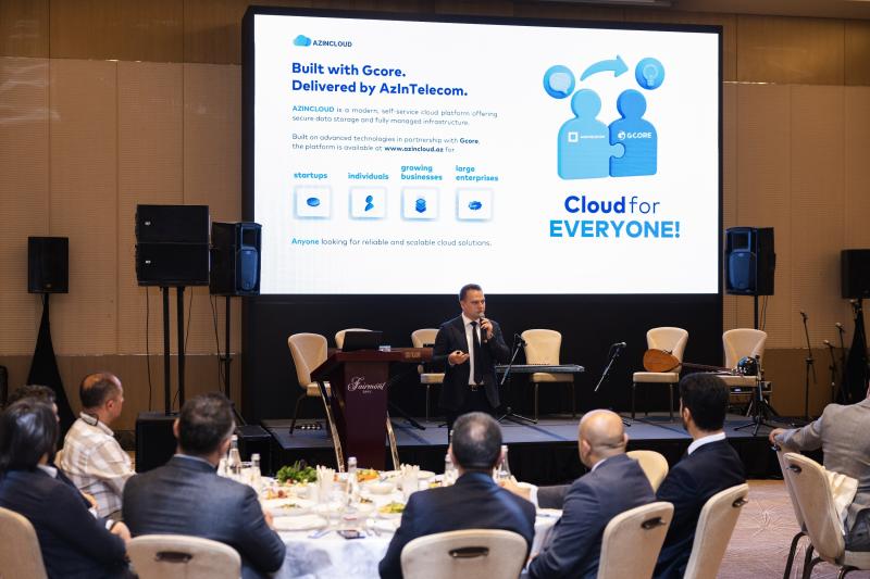 “AzInTelecom” “G-Core” ilə birgə “AzInCloud” platformasını təqdim etdi