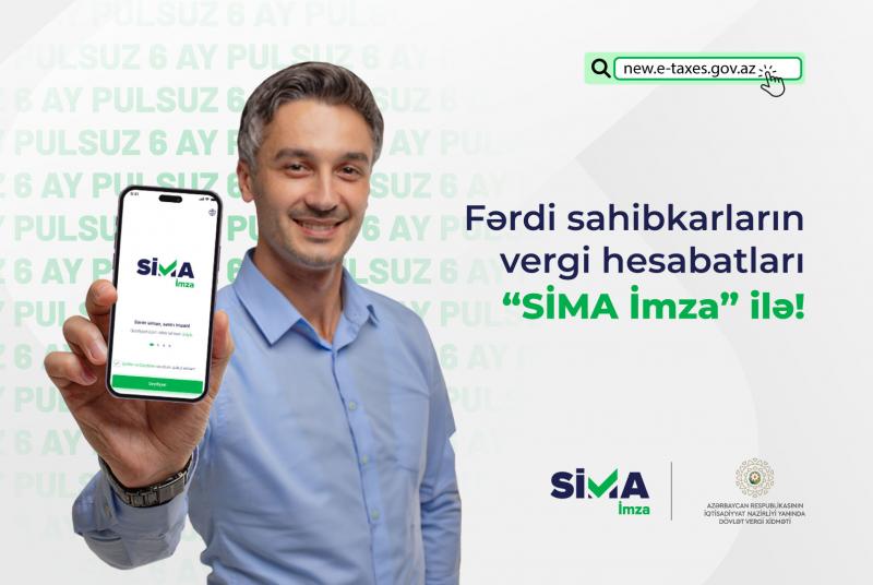 “SİMA” Vergi portalının fərdi sahibkar xidmətlərinə inteqrasiya edilib