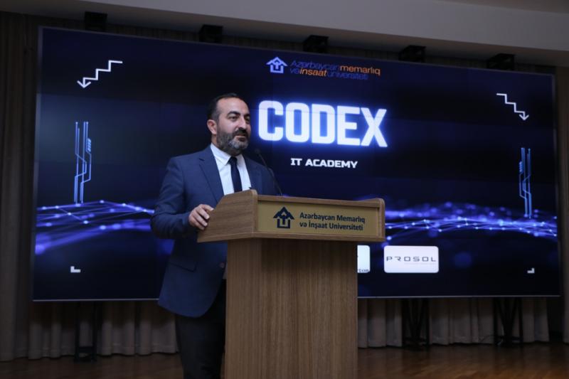 AzMİU-da “CODEX” IT Akademiya fəaliyyətə başlayıb