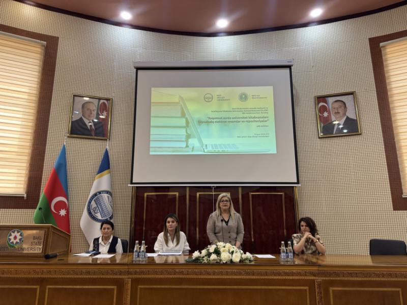 “Rəqəmsal əsrdə universitet kitabxanaları” adlı seminar keçirilib