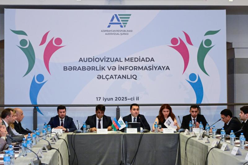 “Audiovizual mediada bərabərlik və informasiyaya əlçatanlıq" müzakirə edilib
