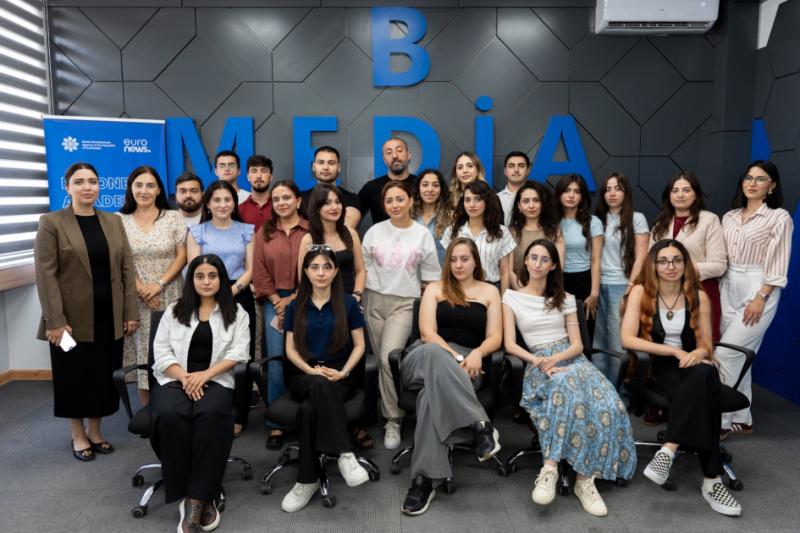 MEDİA və “Euronews” telekanalının təşkil etdiyi təlim başa çatıb
