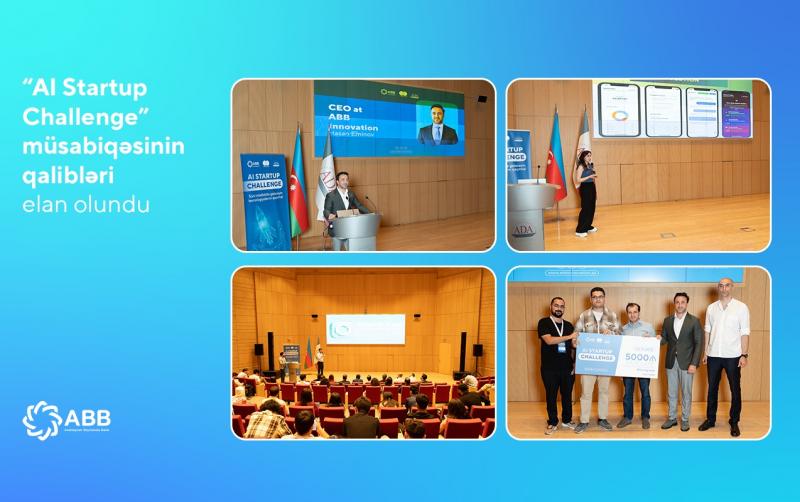 “AI Startup Challenge” müsabiqəsinin qalibləri elan olunub