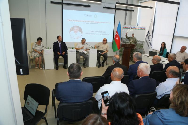 “Qərbi Azərbaycanda texnoloji irsin bərpası və yaşadılması” seminarı keçirilib