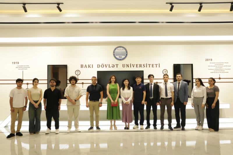 “Huawei” BDU-da rəqəmsal təhsil və idarəetmə sistemləri ilə bağlı təqdimat edib